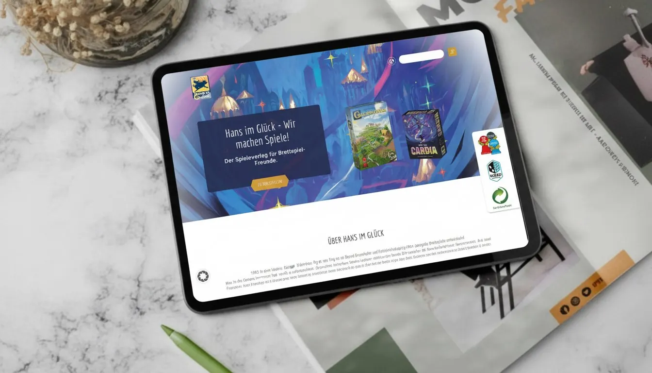 Hans im Glück: Website-Motiv